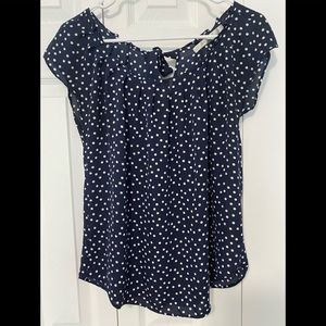 Lauren Conrad Polka Dot Top
